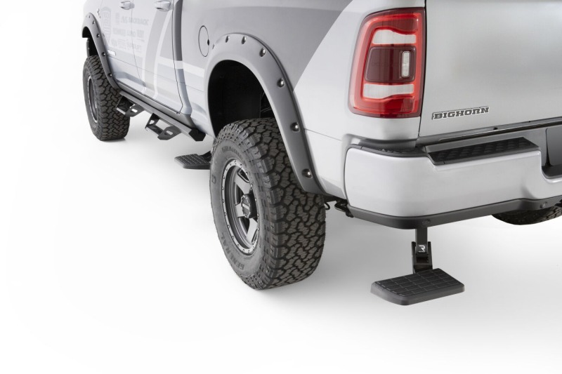 Ram 2500 BedStep - Rear - AMP Research - Retractable - Black - `10-`18